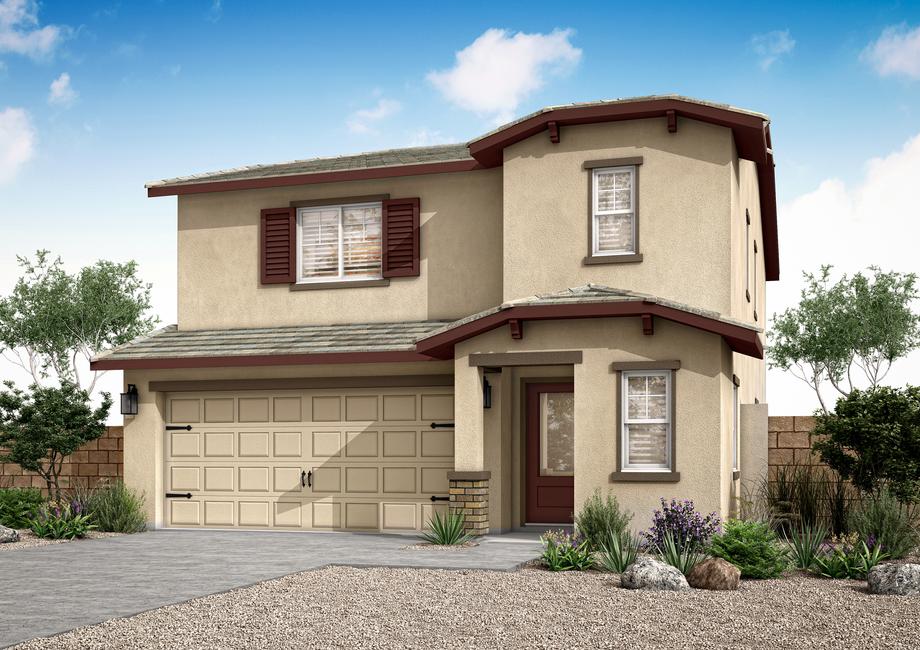 Spacious new home with four sizable bedrooms.